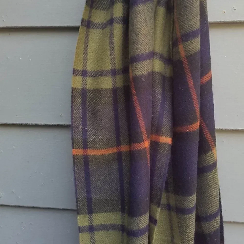 Cashluxe Acrylic Plaid Scarf